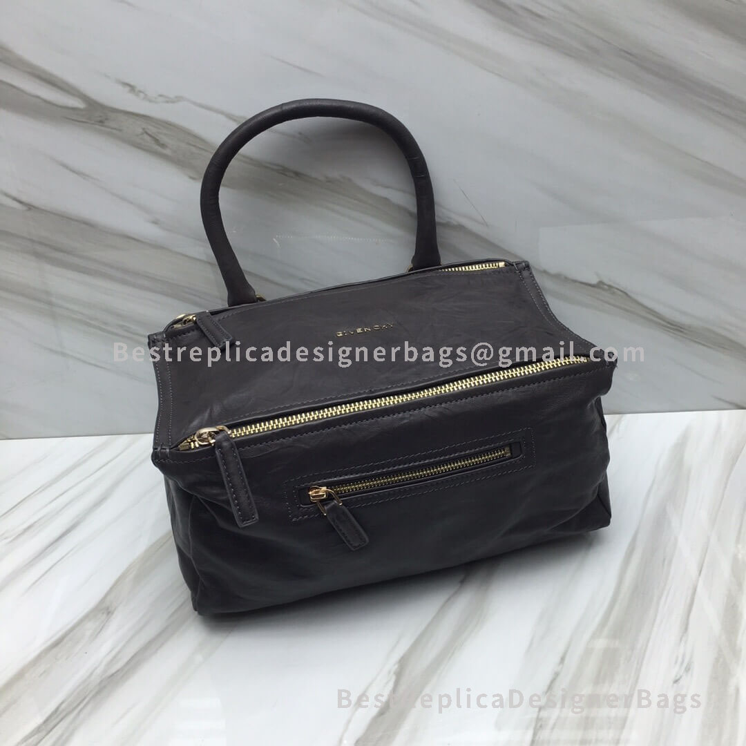 Givenchy Small Pandora Bag In Aged Leather Brown GHW 1-28608